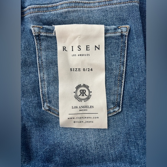 Risen Ankle Jeans - Frayed Hem - Picture 4 of 7